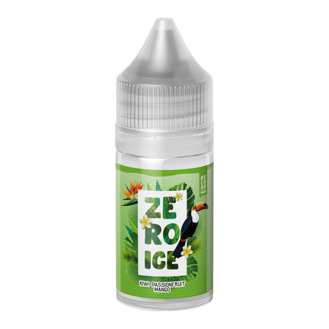 KIWI PASSIONFRUIT MANGO - ZERO ICE - 20/60 - RELOADVAPE - 20ml - 0 mg/ml