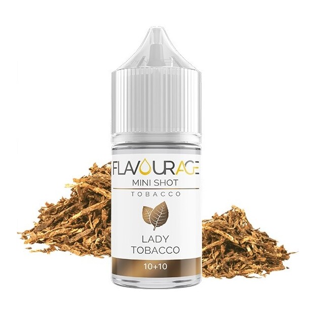 LADY TOBACCO - 10/30 - FLAVOURAGE - 10ml - 0 mg/ml