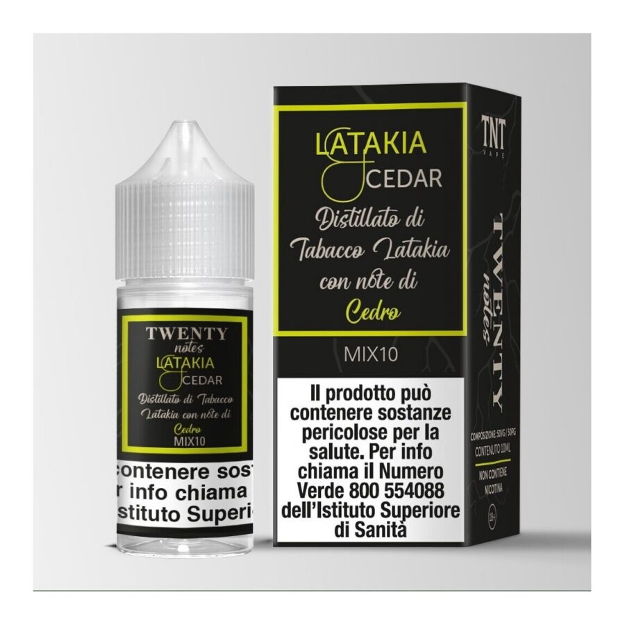 LATAKIA CEDAR - 20/60 - TWENTY NOTES - TNT - 20ml - 0 mg/ml