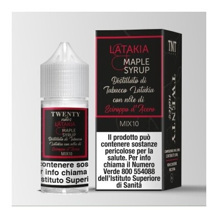 LATAKIA MAPLE SYRUP - 10/30 - TWENTY NOTES - TNT - 10ml - 0 mg/ml