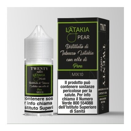 LATAKIA PEAR - 20/60 - TWENTY NOTES - TNT - 20ml - 0 mg/ml