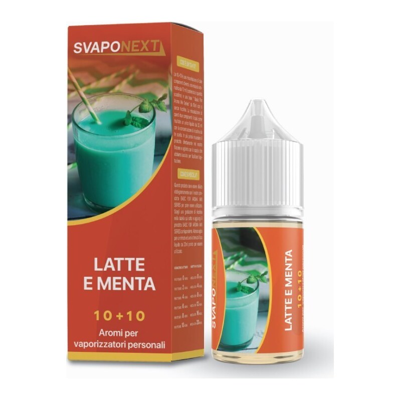 LATTE E MENTA - 10/30 - SVAPONEXT - 10ml - 0 mg/ml
