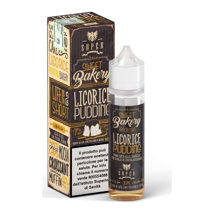LICORICE PUDDING - MIX 30/60 - SUPER FLAVOR - 30ml - 0 mg/ml