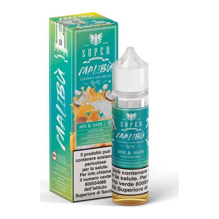 MALIBU - MIX 30/60 - SUPER FLAVOR - 30ml - 0 mg/ml