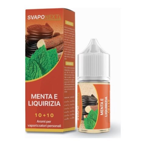MENTA E LIQUIRIZIA - 10/30 - SVAPONEXT - 10ml - 0 mg/ml