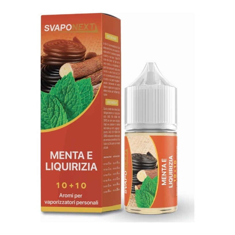 MENTA E LIQUIRIZIA - 10/30 - SVAPONEXT - 10ml - 0 mg/ml