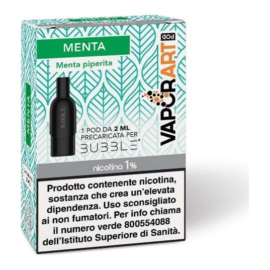 MENTA - POD PRECARICATA X 2 - VAPORART - 0 mg/ml - 2ml