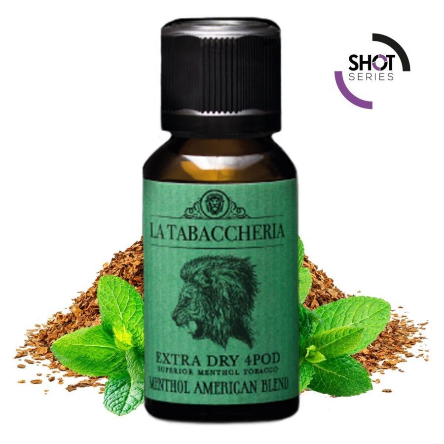 MENTHOL AMERICAN BLEND - 20/60 - EXTRA DRY 4POD - LA TABACCHERIA - 20ml - 0 mg/ml