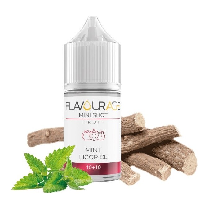 MINT LICORICE - 10/30 - FLAVOURAGE - 10ml - 0 mg/ml