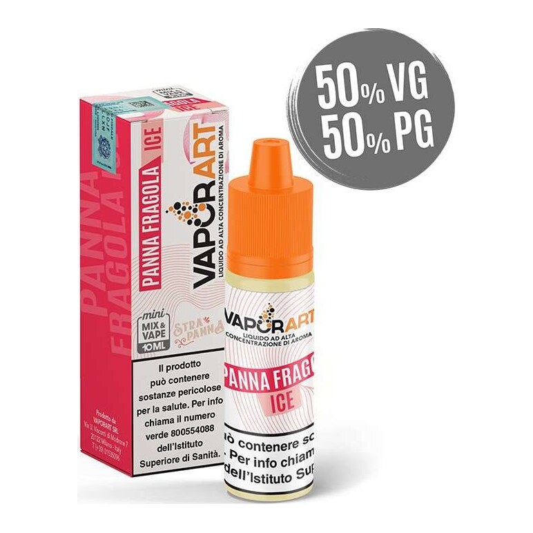 PANNA FRAGOLA - 10/20 - VAPORART - 10ml - 0 mg/ml