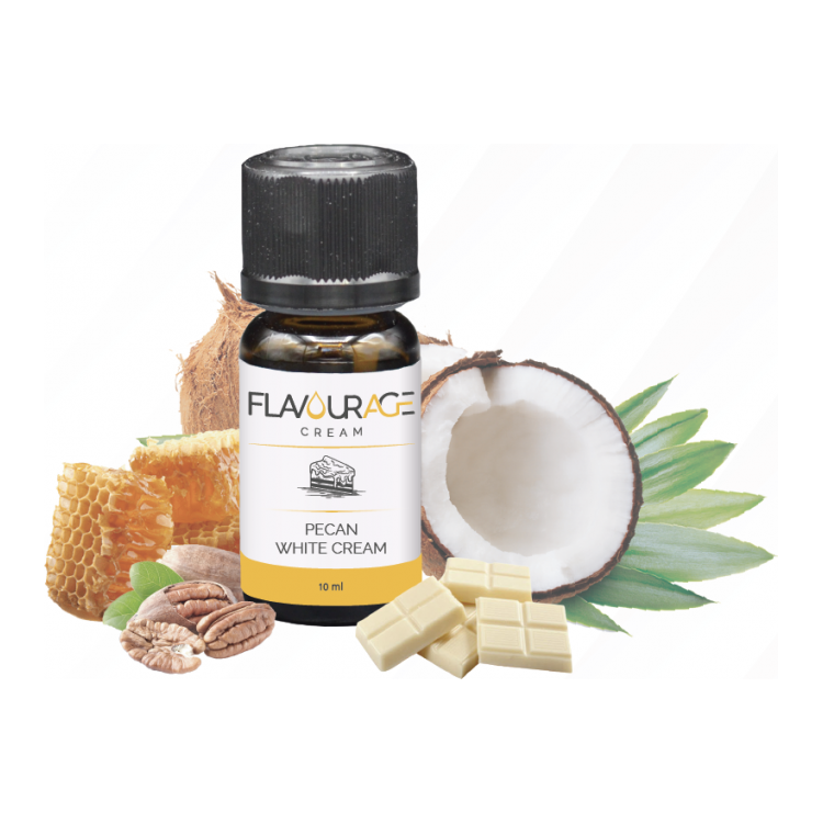 PECAN WHITE CREAM - AROMA - FLAVOURAGE - 10ml - 0 mg/ml