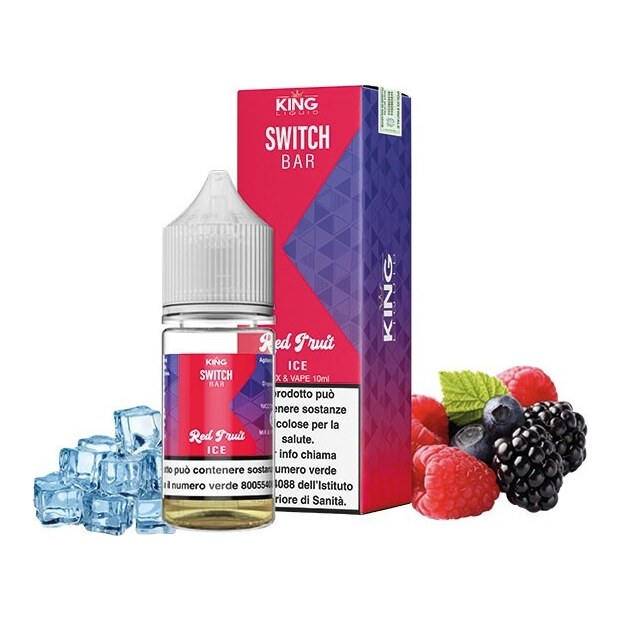 RED FRUIT ICE - 10/30 - SWITCH BAR - KING LIQUID - 10ml - 0 mg/ml
