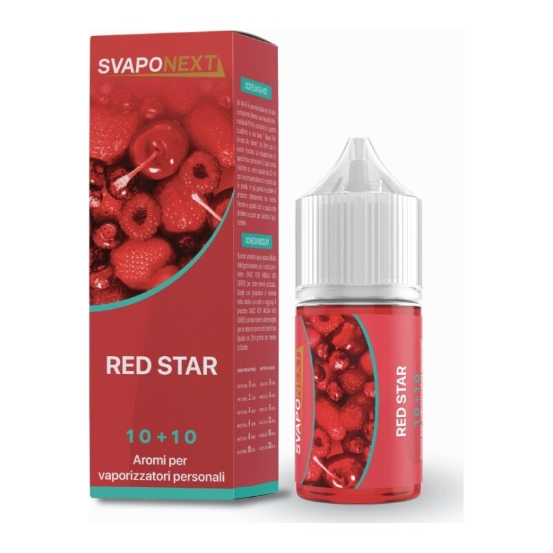 RED STAR - 10/30 - SVAPONEXT - 10ml - 0 mg/ml