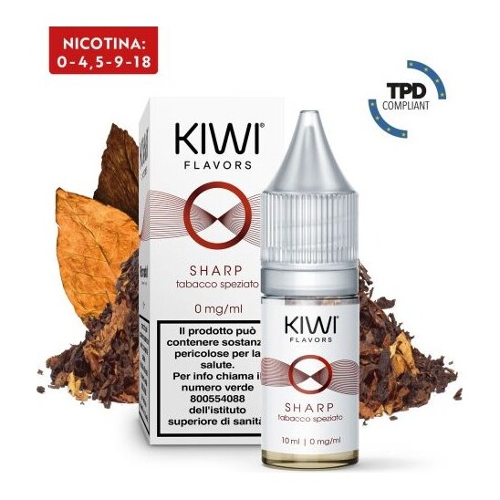 SHARP - TPD - KIWI VAPOR - 10ml - 0 mg/ml