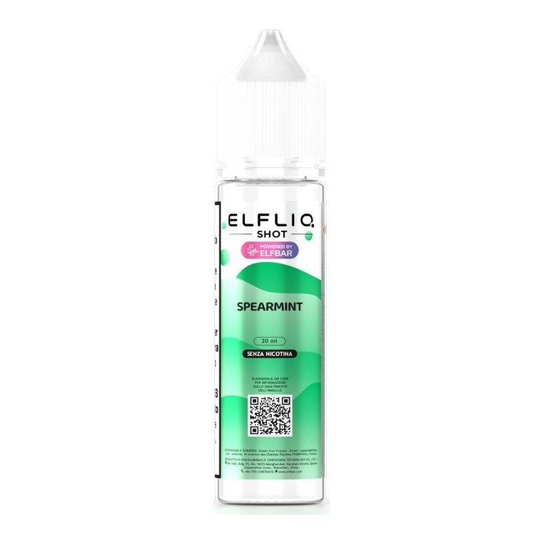 SPEARMINT - 20/60 - ELFLIQ - 20ml - 0 mg/ml