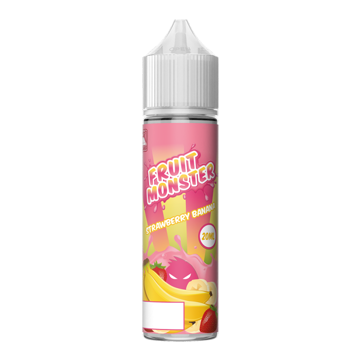 STRAWBERRY BANANA - 20/60 - MONSTER VAPE LABS - 20ml - 0 mg/ml