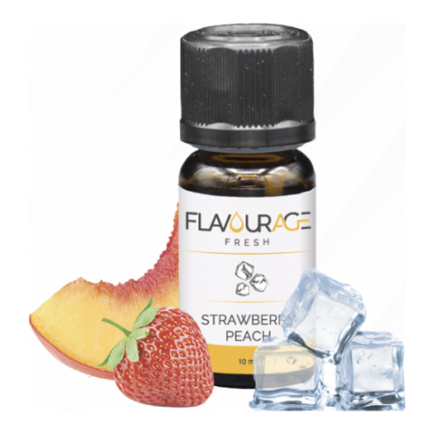 STRAWBERRY PEACH - AROMA - FLAVOURAGE - 10ml - 0 mg/ml