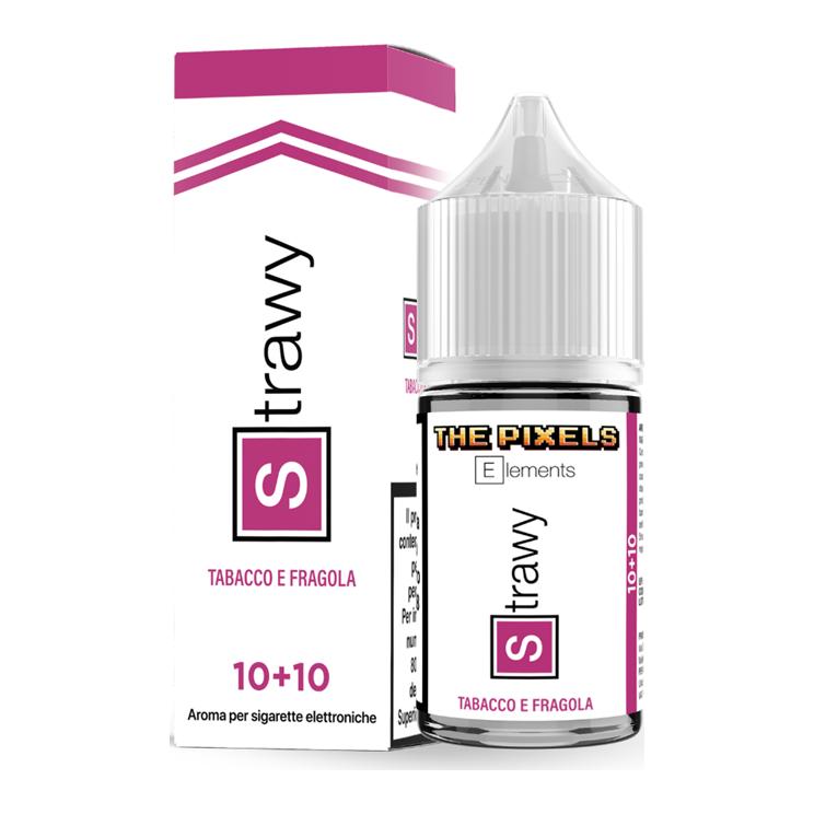 STRAWY - 10/30 - ELEMENTS - THE PIXELS - 10ml - 0 mg/ml