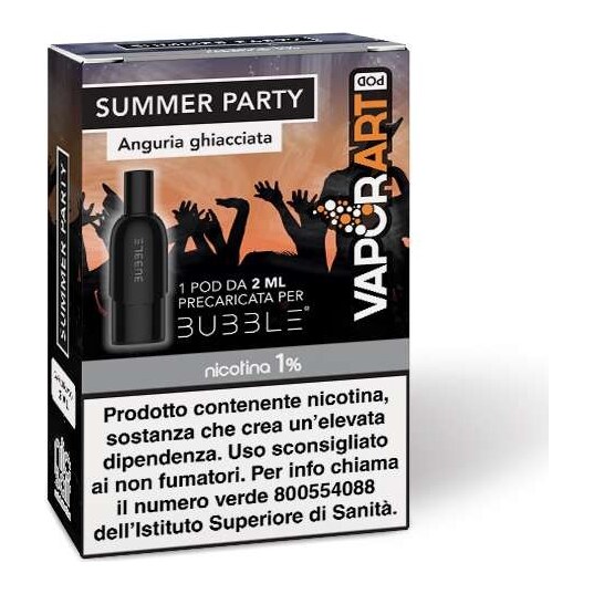 SUMMER PARTY - POD PRECARICATA X 2 - VAPORART - 0 mg/ml - 2ml