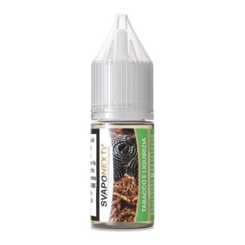 TABACCO E LIQUIRIZIA AROMA - SVAPONEXT - 10ml - 0 mg/ml