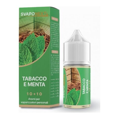 TABACCO E MENTA - 10/30 - SVAPONEXT - 10ml - 0 mg/ml