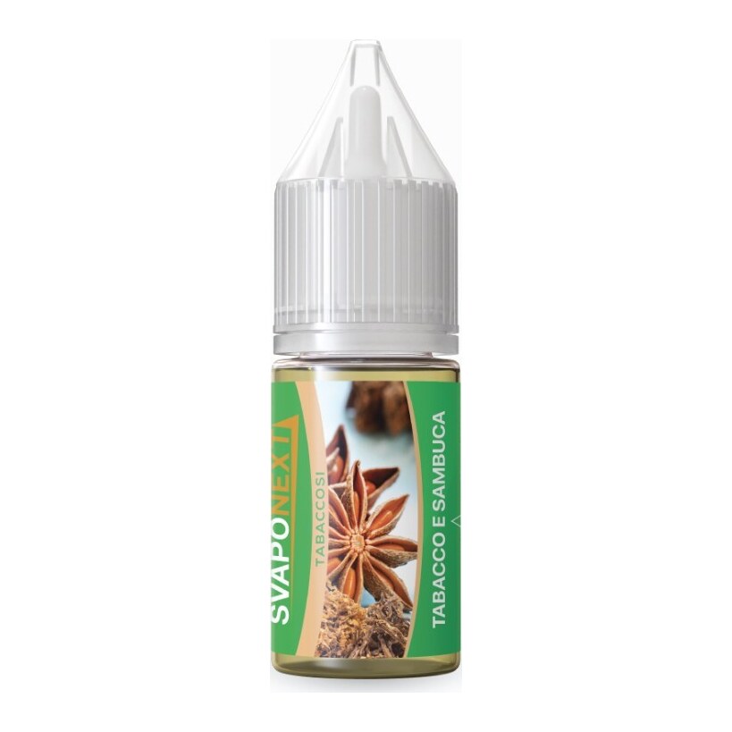 TABACCO E SAMBUCA AROMA - SVAPONEXT - 10ml - 0 mg/ml