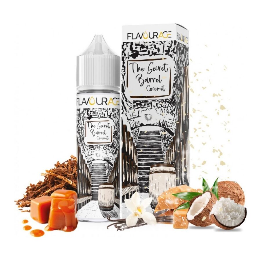 THE SECRET BARREL COCONUT - 20/60 - FLAVOURAGE - 20ml - 0 mg/ml