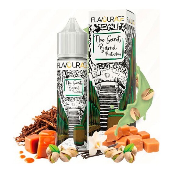 THE SECRET BARREL PISTACCHIO - 20/60 - FLAVOURAGE - 20ml - 0 mg/ml