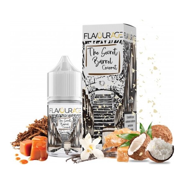 THE SECRET BARRELL COCONUT - 10/30 - FLAVOURAGE - 10ml - 0 mg/ml