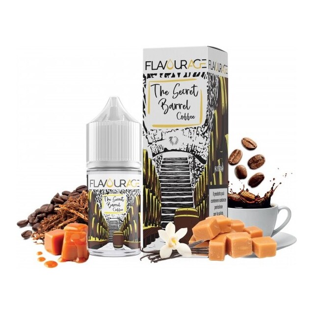 THE SECRET BARRELL COFFEE - 10/30 - FLAVOURAGE - 10ml - 0 mg/ml