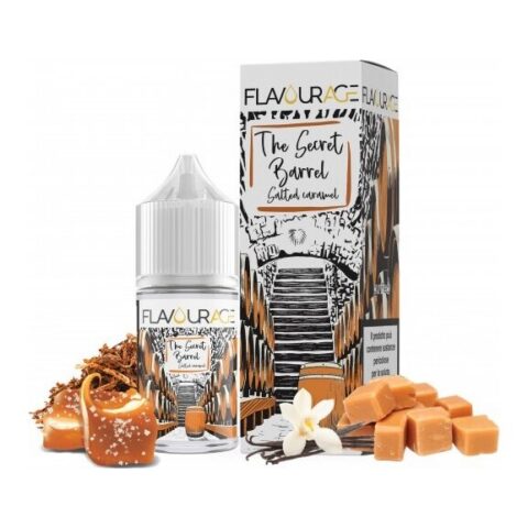 THE SECRET BARRELL SALTED CARAMEL - 10/30 - FLAVOURAGE - 10ml - 0 mg/ml
