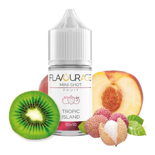 TROPIC ISLAND - 10/30 - FLAVOURAGE - 10ml - 0 mg/ml